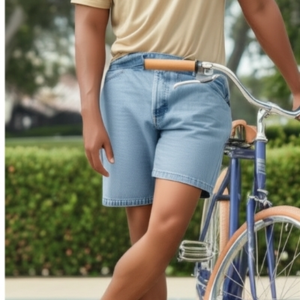 Pepe Jean Co Wembley Men's Size 30 Blue Stonewashed Shorts